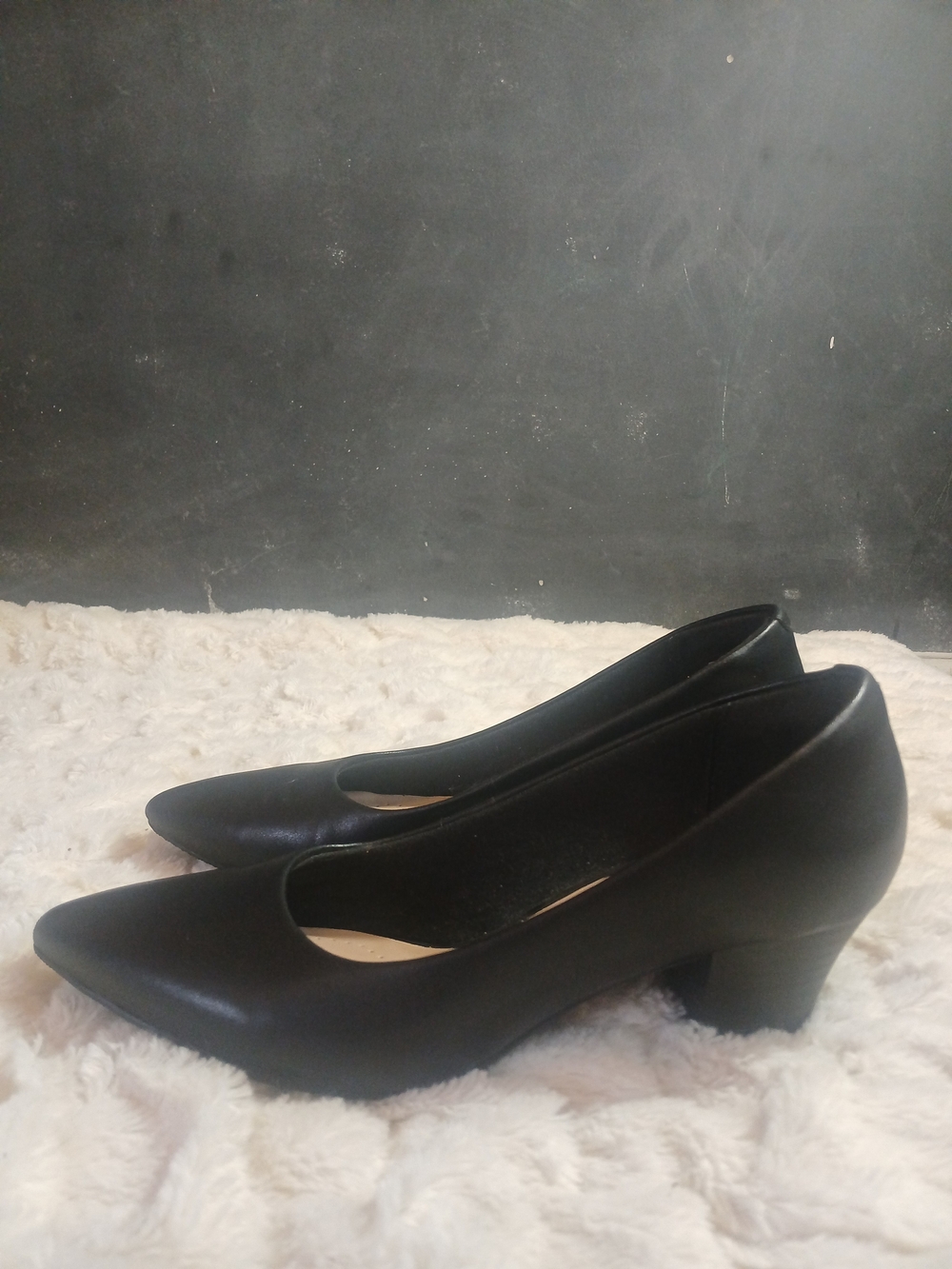 Clarks Collection Teresa Step Black Leather Dress Pumps A515548 Size 8 M - Picture 4 of 9